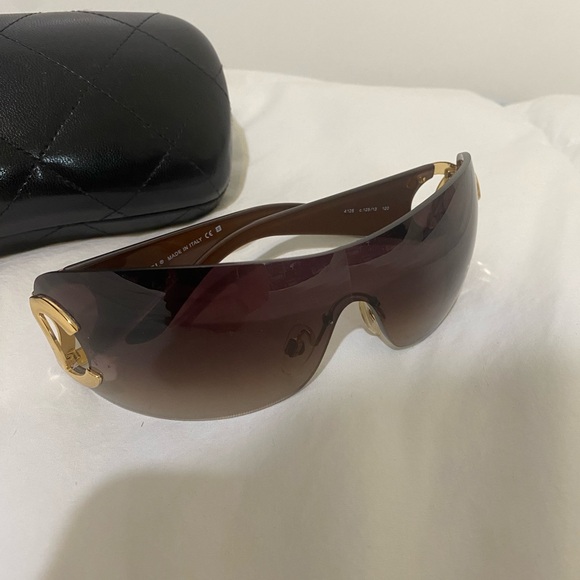 Vintage Rare Chanel 4125 Shield Sunglasses - Picture 2 of 8